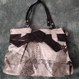 Faux Leather Shoulder Bag Handbag Women's Purse